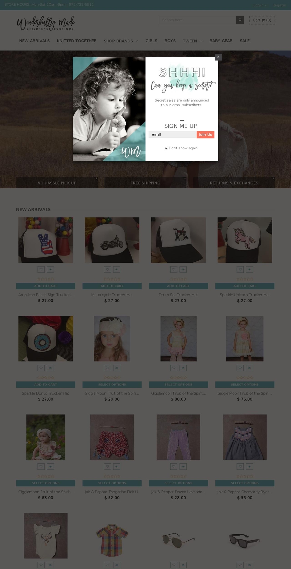 rt-queen-v1-0-5 Shopify theme site example wonderfullymadechildrens.com