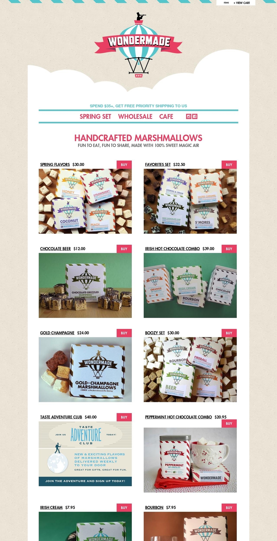 wondermade.com shopify website screenshot