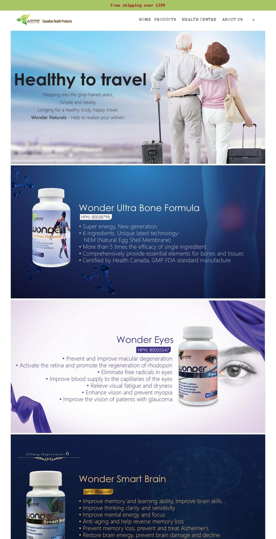 wonderna.com shopify website screenshot