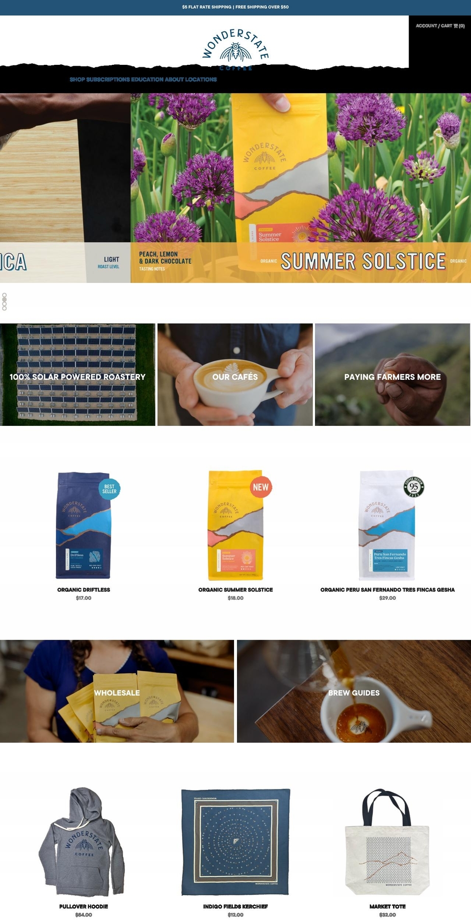 wonderstate.com shopify website screenshot