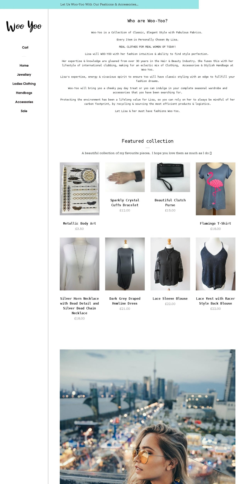 woo-yoo.com shopify website screenshot