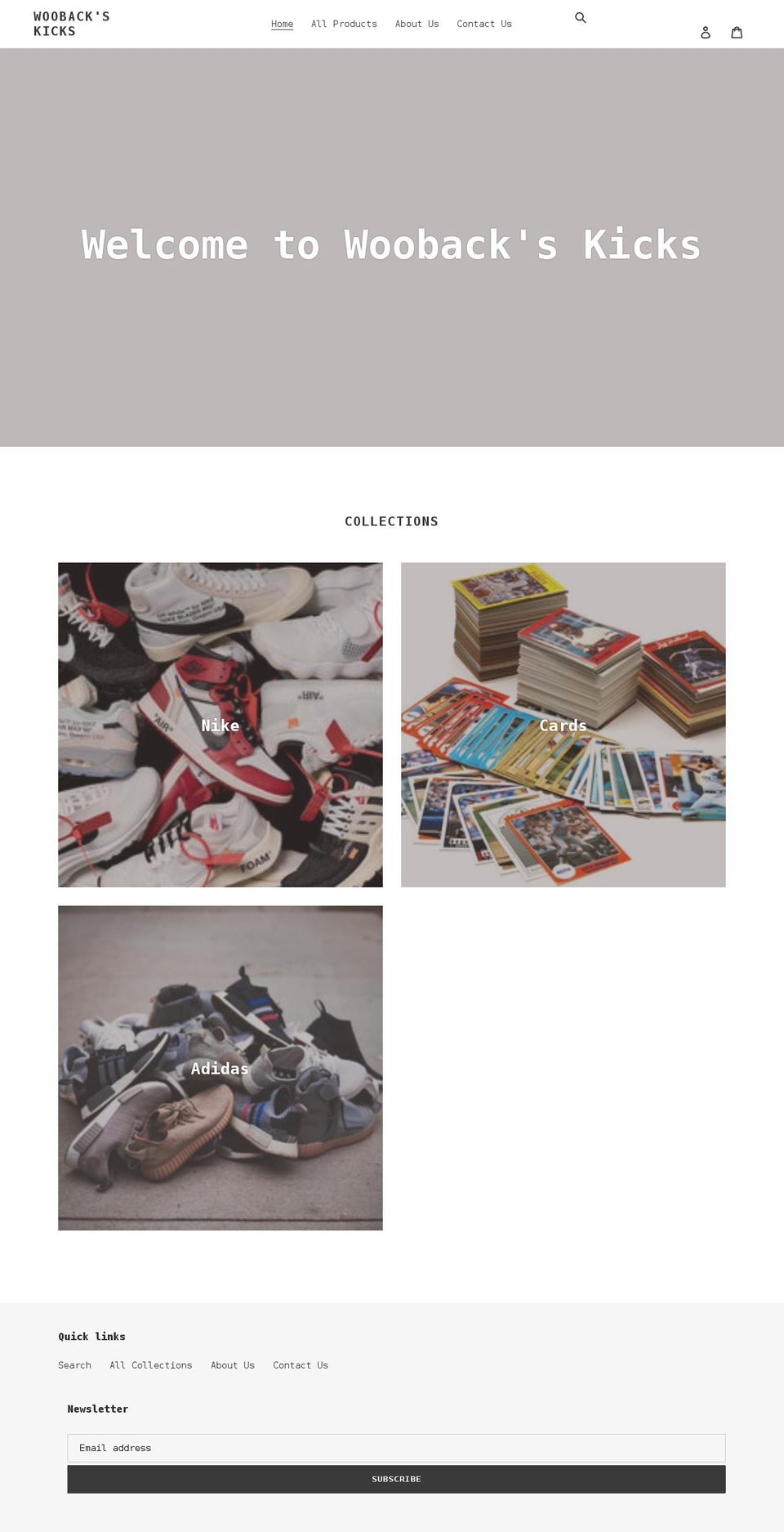 woobackaco.com shopify website screenshot