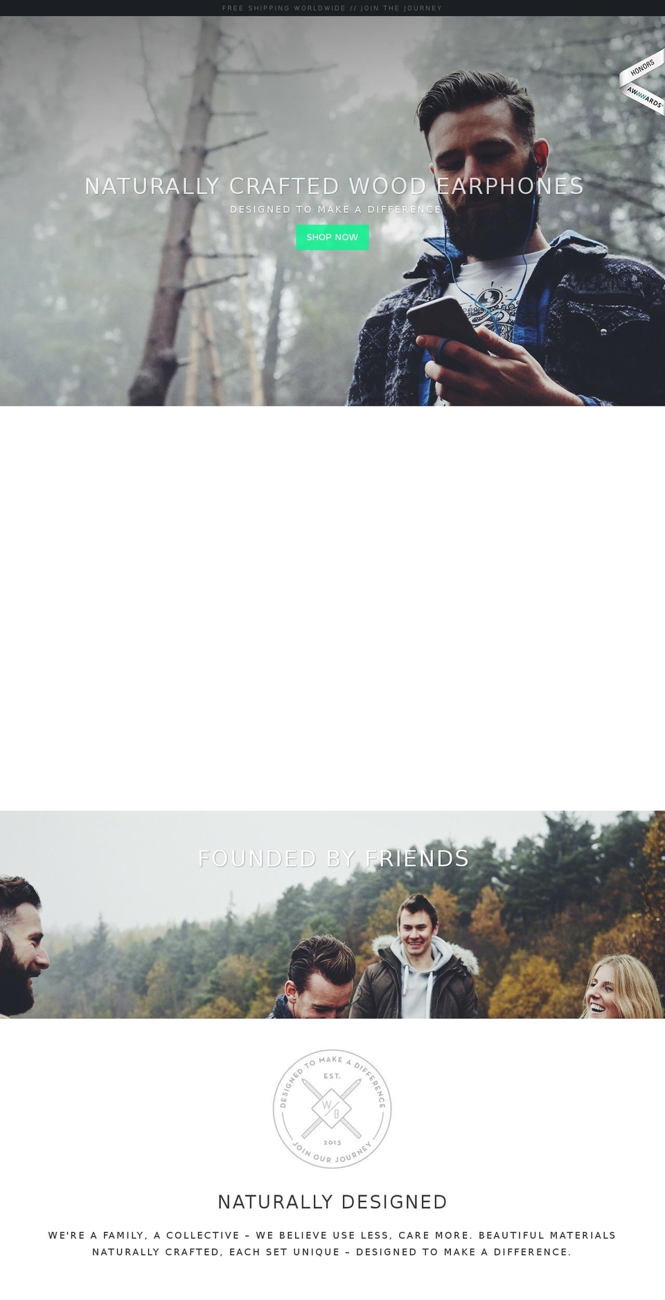 woodbuds.net shopify website screenshot