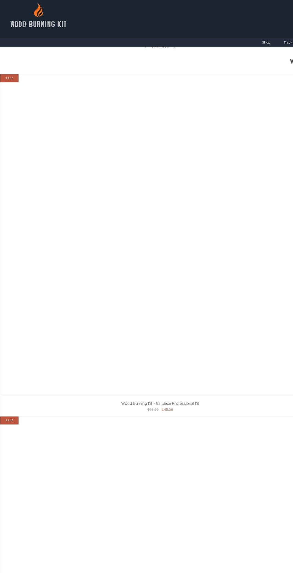 woodburningkit.com shopify website screenshot