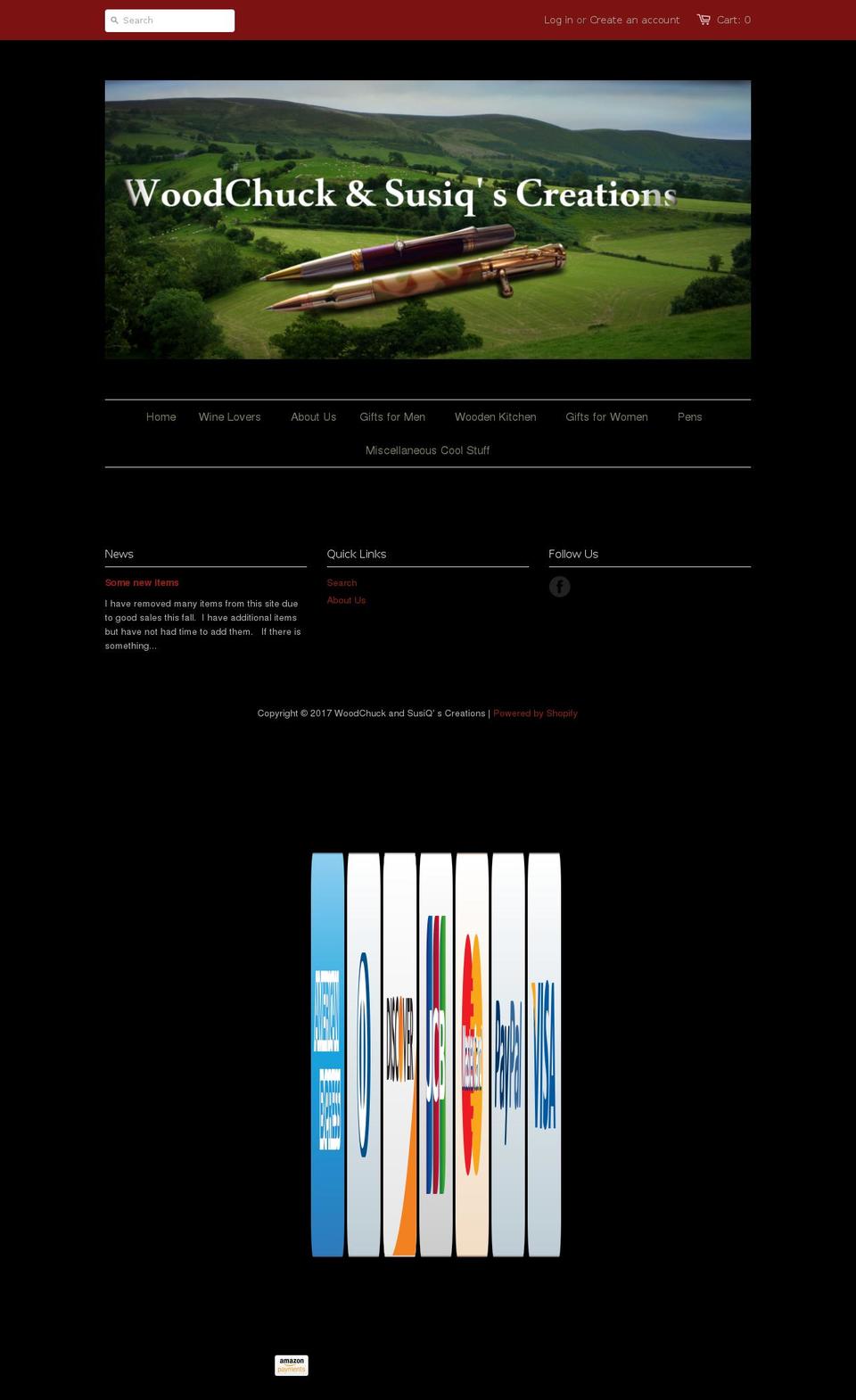 woodchuckandsusiq.com shopify website screenshot