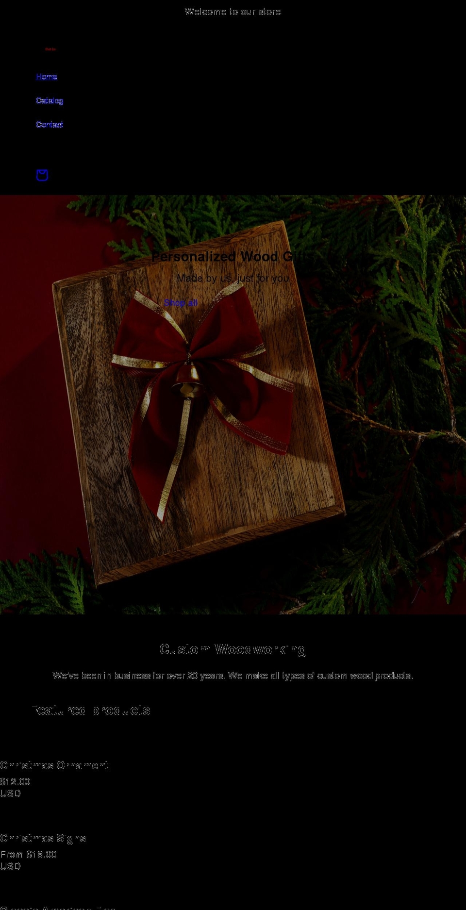 woodenthatbespecial.com shopify website screenshot