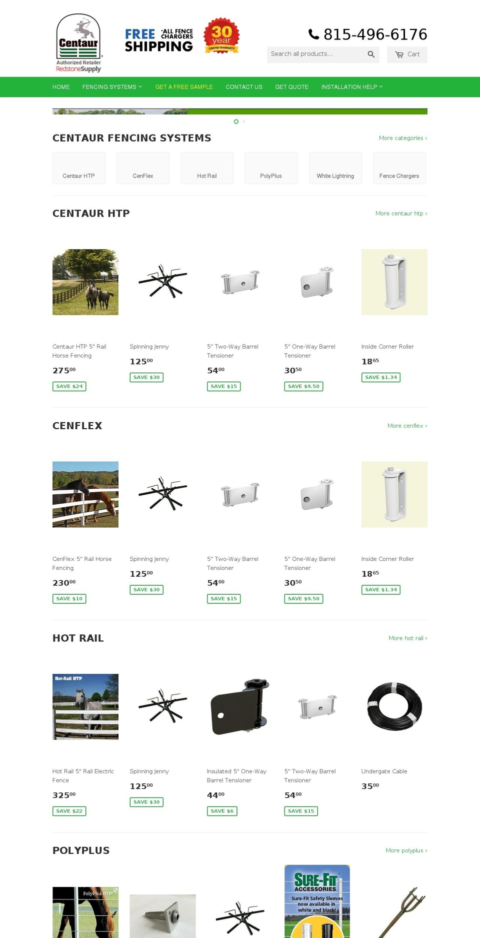woodguardhorsefence.com shopify website screenshot