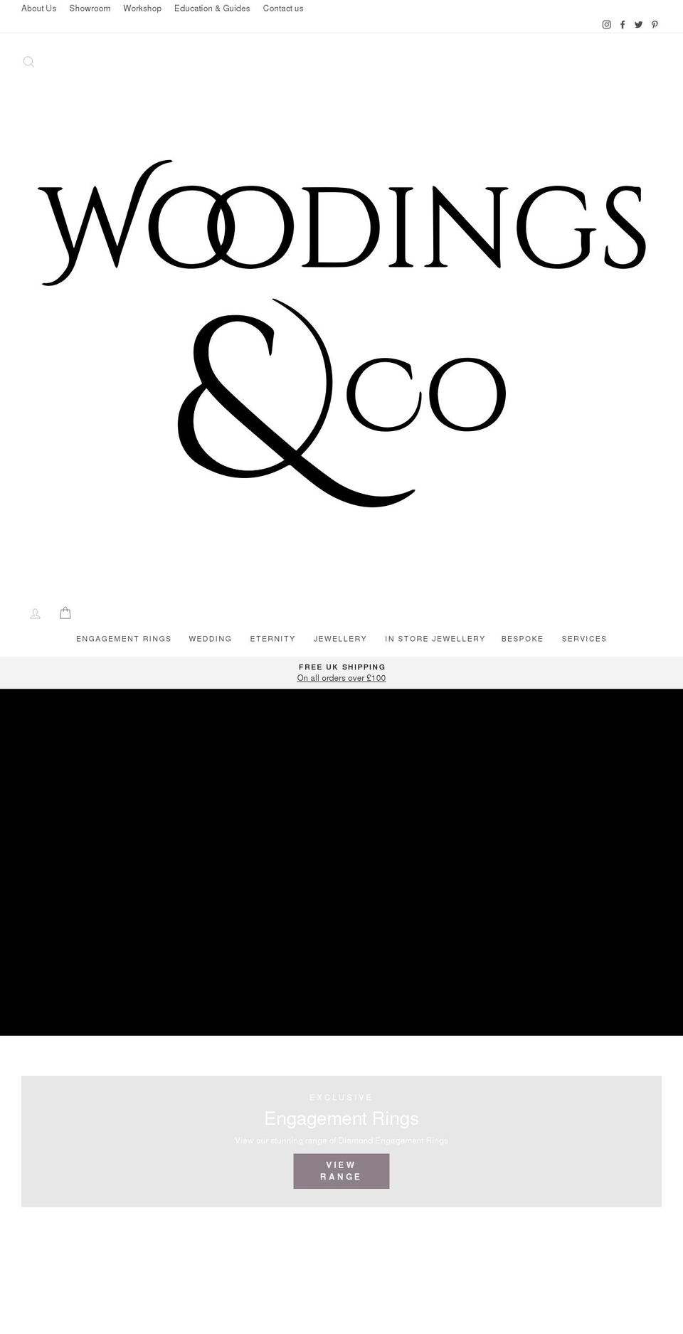 woodingsandco.com shopify website screenshot