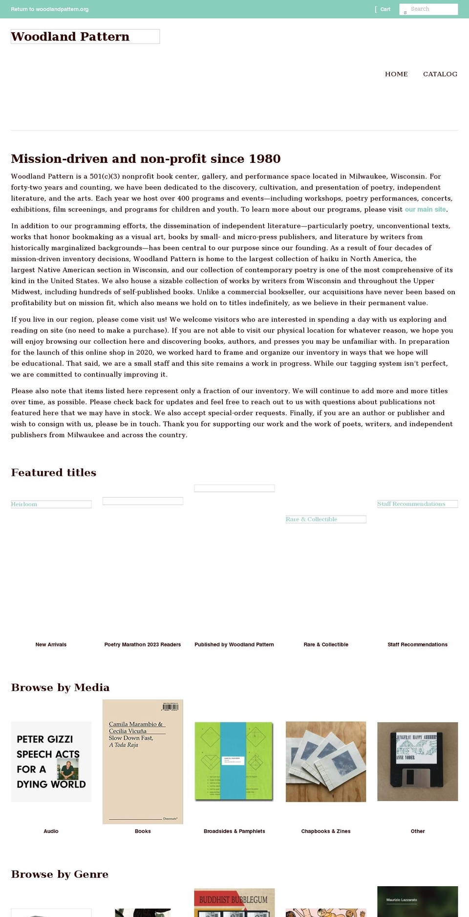 woodlandpatternbookcenter.com shopify website screenshot