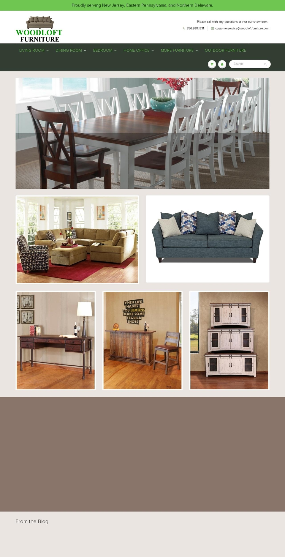 woodloftfurniture.biz shopify website screenshot