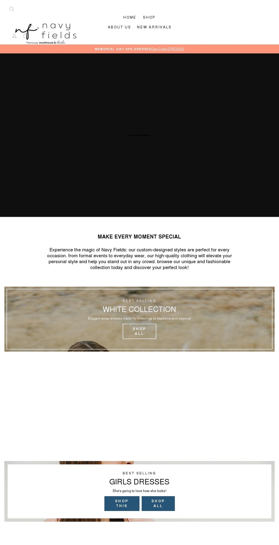 woodmouseandthistle.com shopify website screenshot