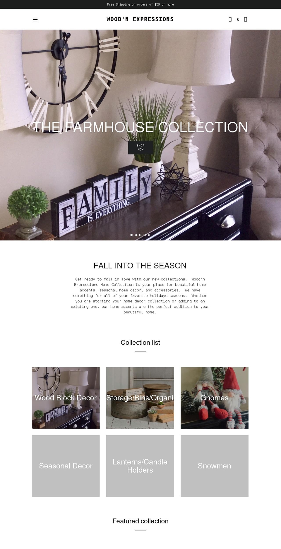 woodnexpressions.com shopify website screenshot