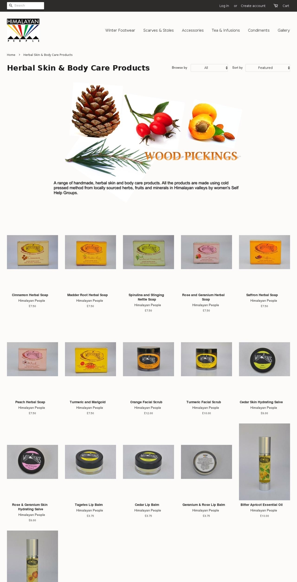 woodpickings.com shopify website screenshot