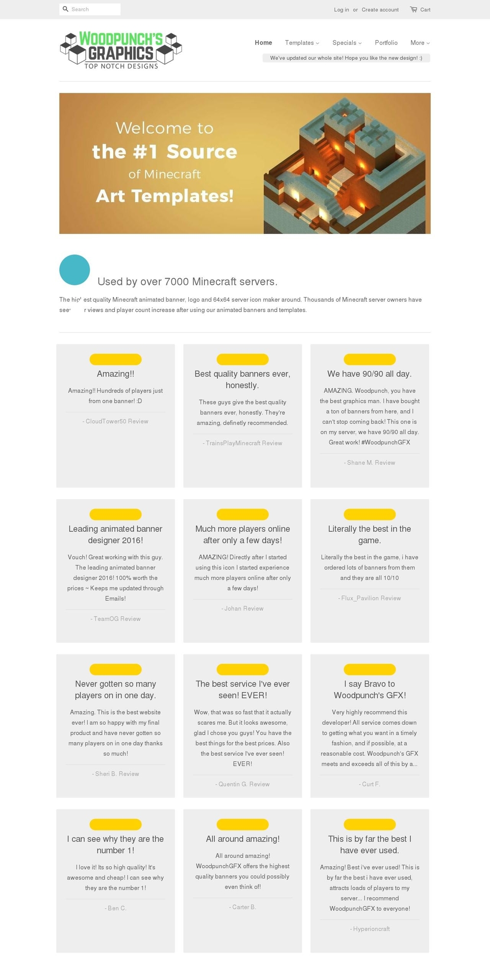 woodpunchgfx.com shopify website screenshot
