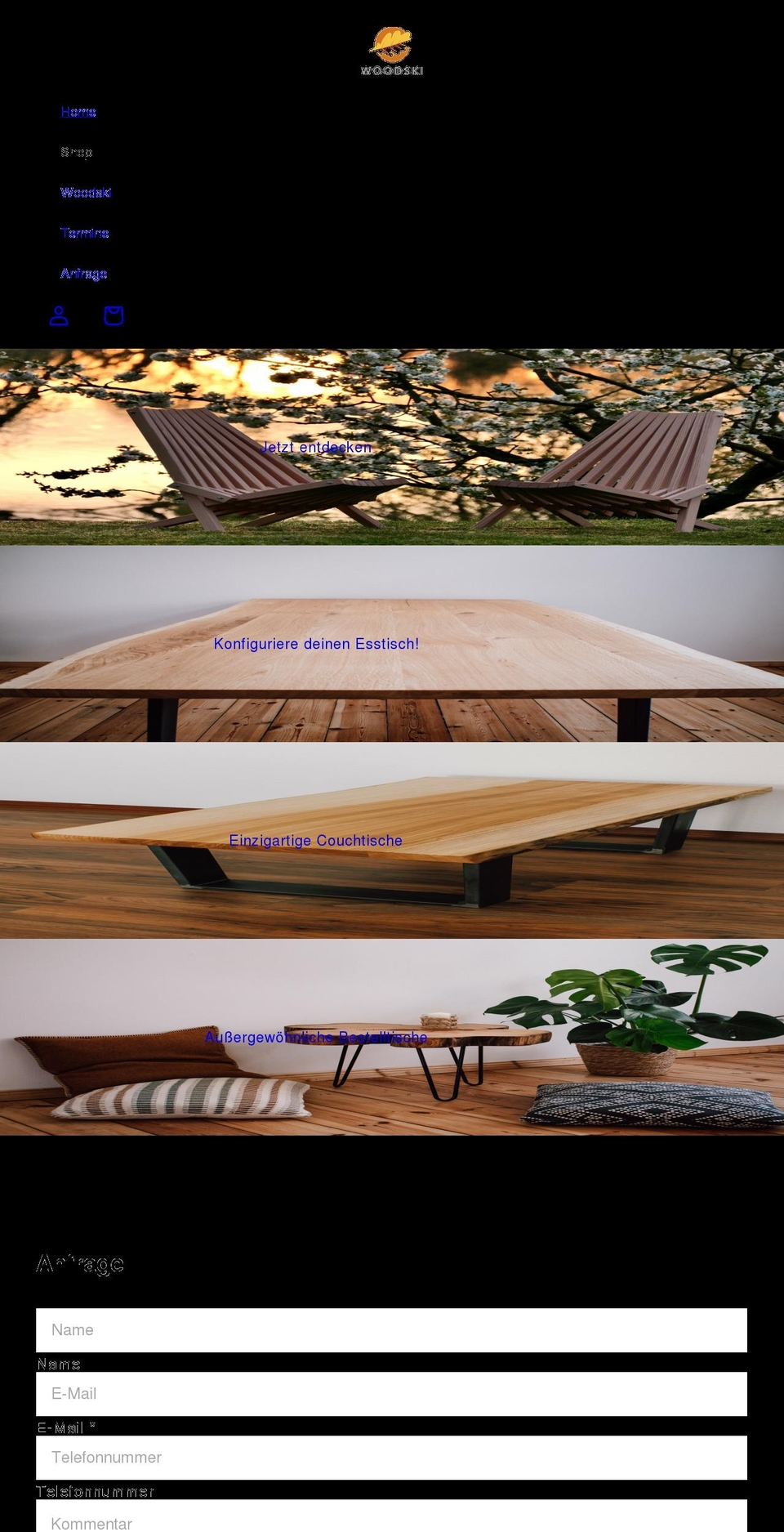 woodski.shop shopify website screenshot