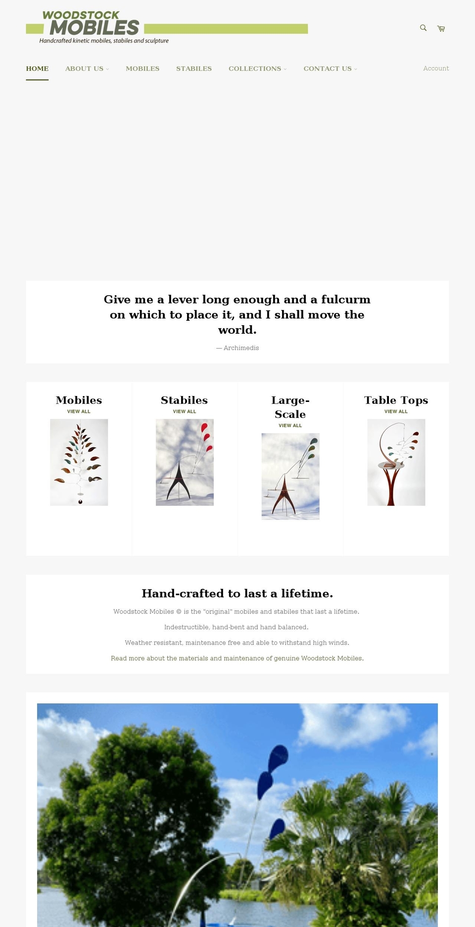 woodstockmobiles.com shopify website screenshot