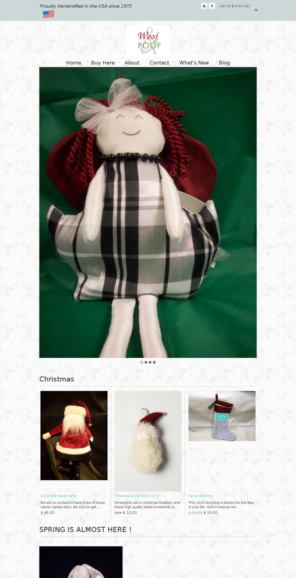 woof-n-poof.com shopify website screenshot