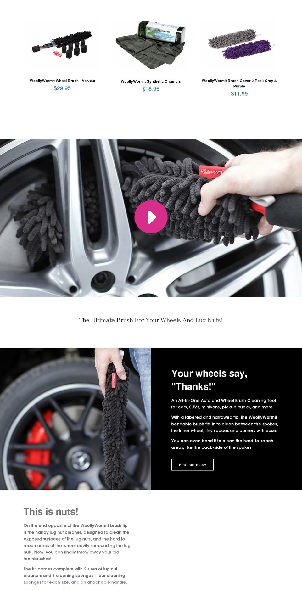 woollywormit.com shopify website screenshot