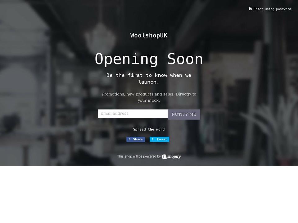 woolshopuk.co.uk shopify website screenshot
