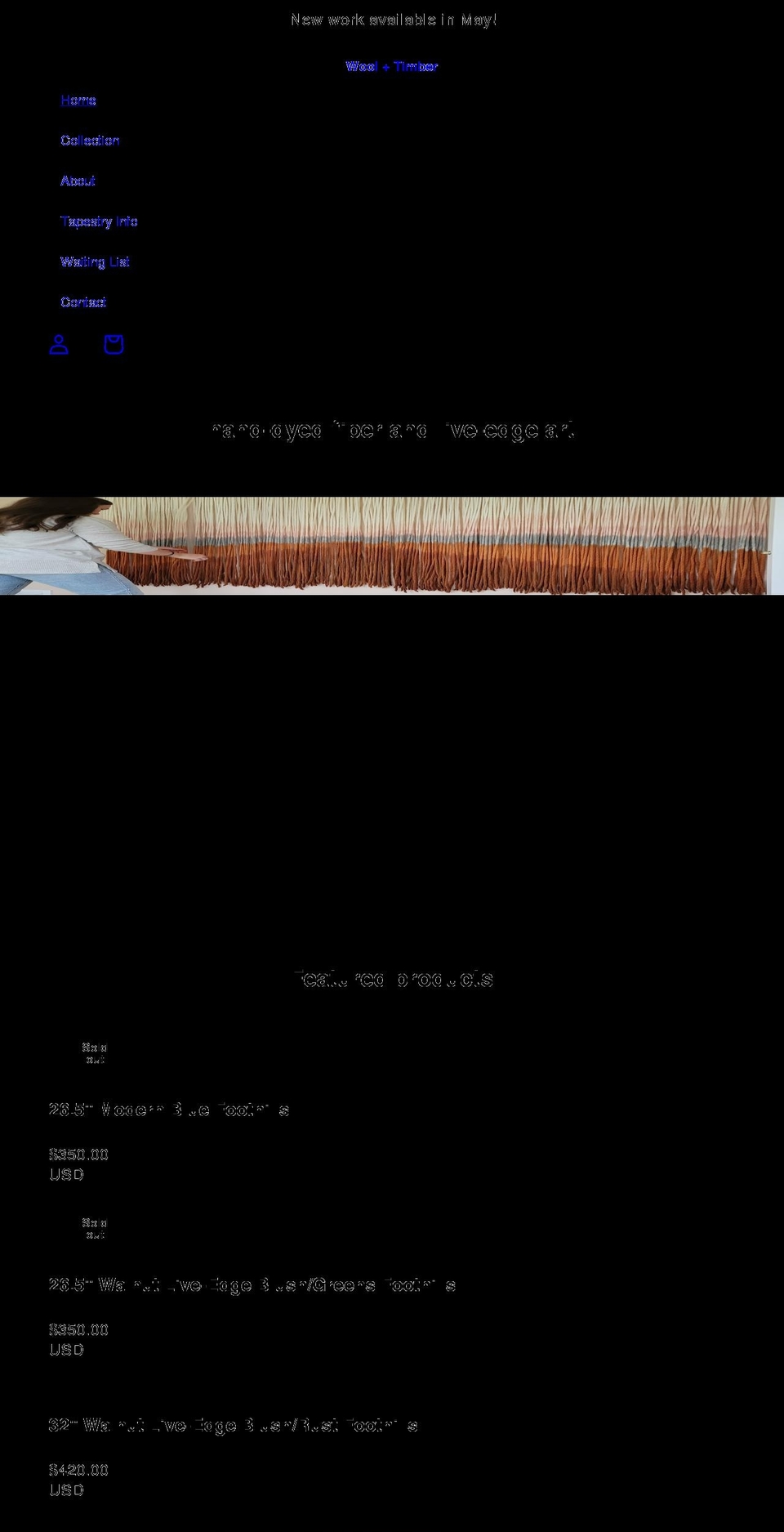 wooltimber.com shopify website screenshot