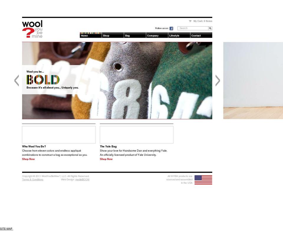 woolyoubemine.com shopify website screenshot