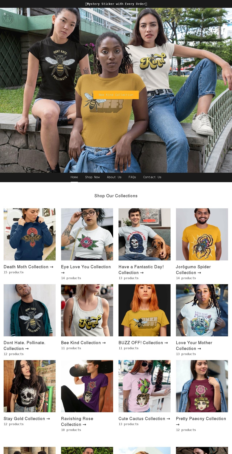 wordsnicons.com shopify website screenshot