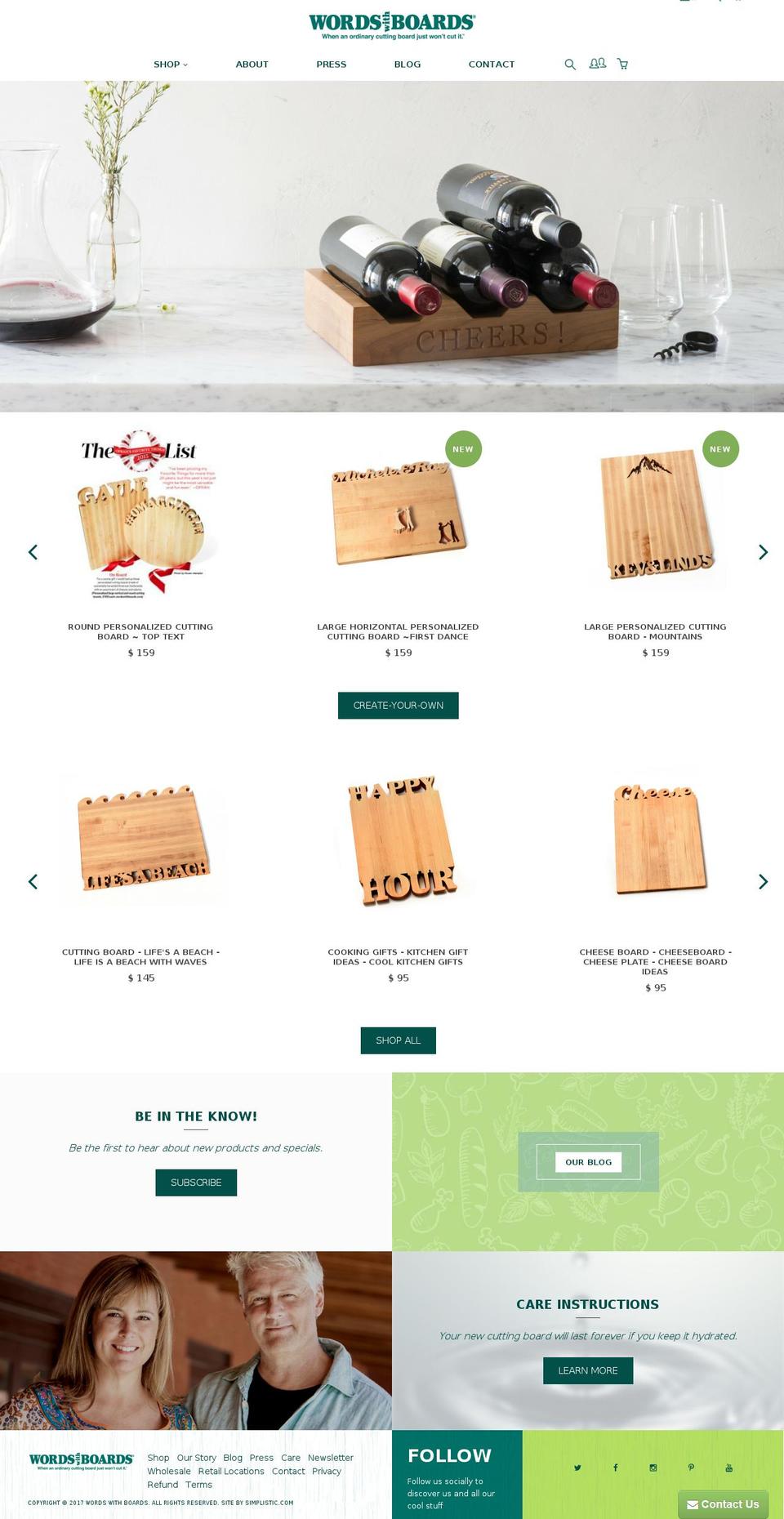 wordswithboards.com shopify website screenshot
