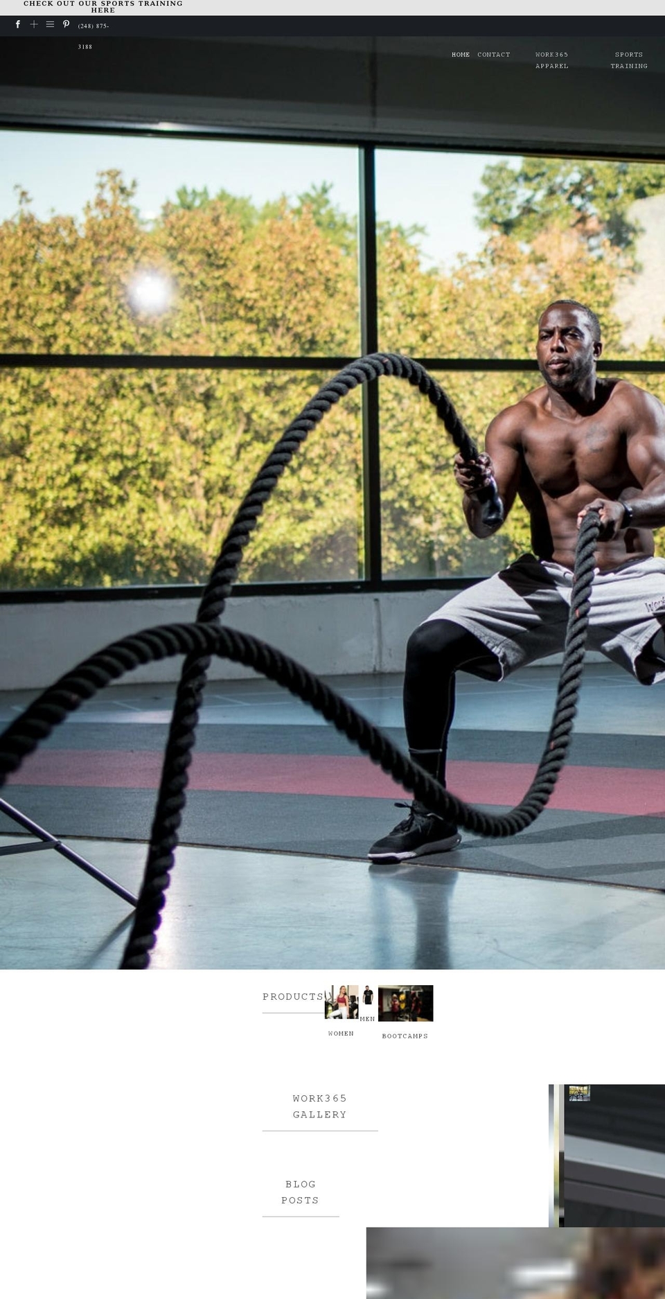 work365fitness.com shopify website screenshot