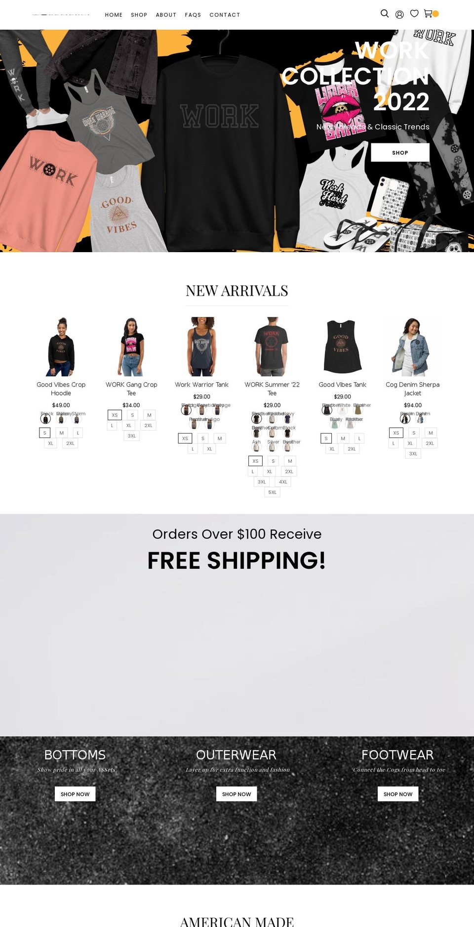 workmerch.shop shopify website screenshot