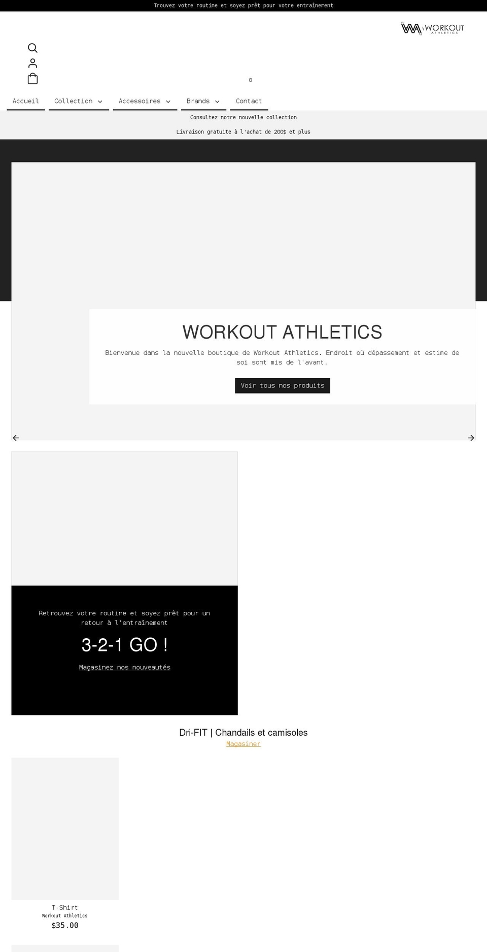 workoutathletics.com shopify website screenshot