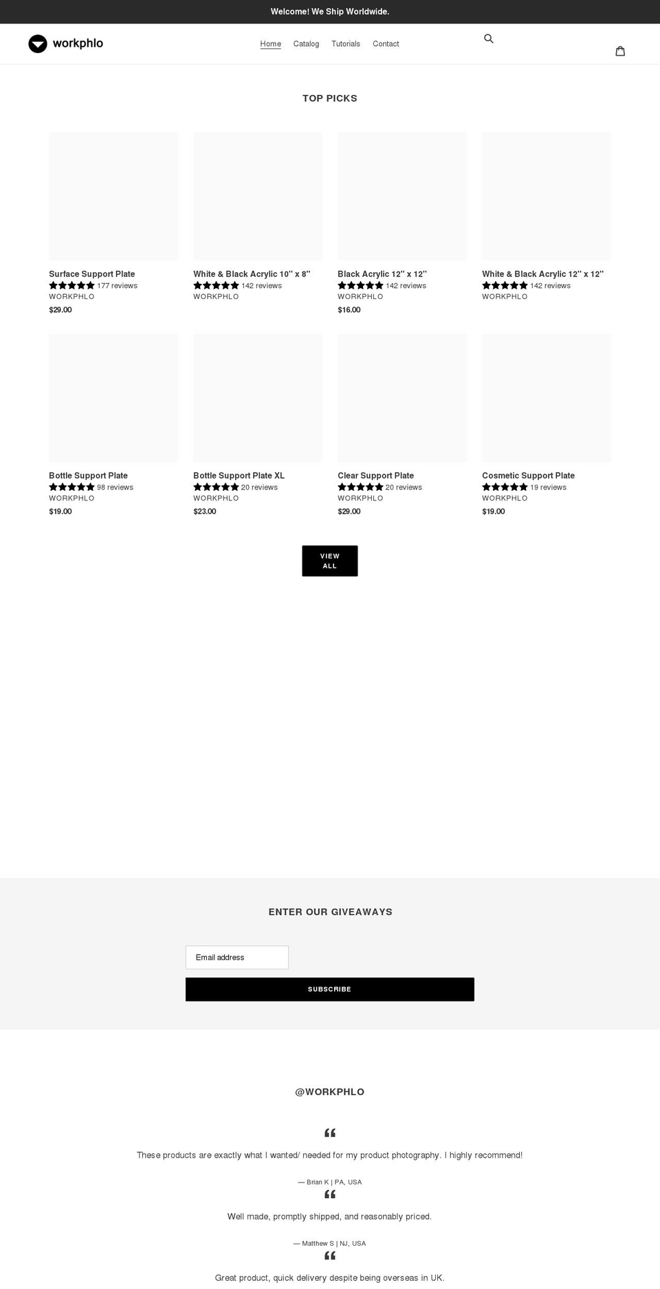 workphlo.shop shopify website screenshot
