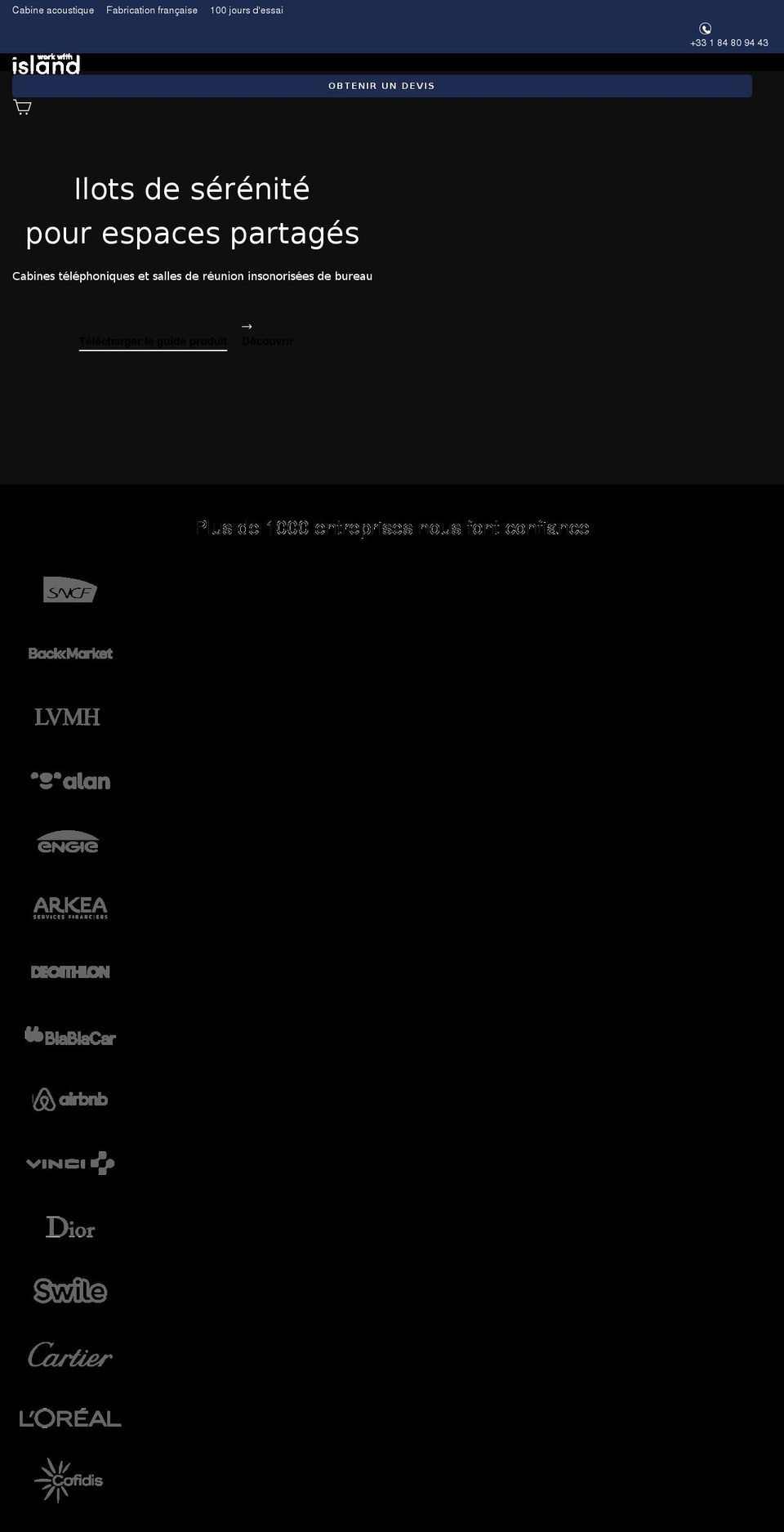workwithisland.com shopify website screenshot