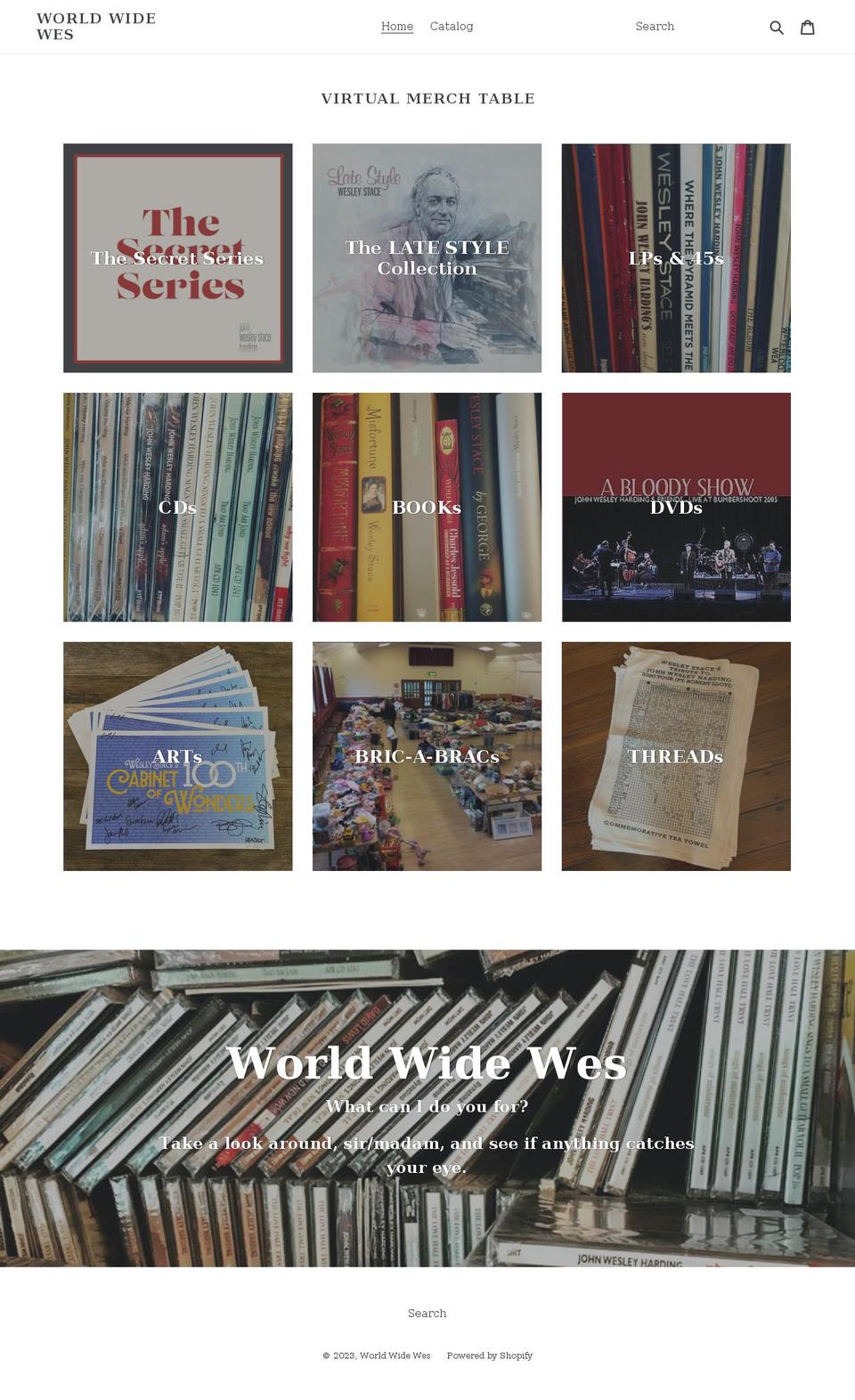 world-wide-wes.myshopify.com shopify website screenshot