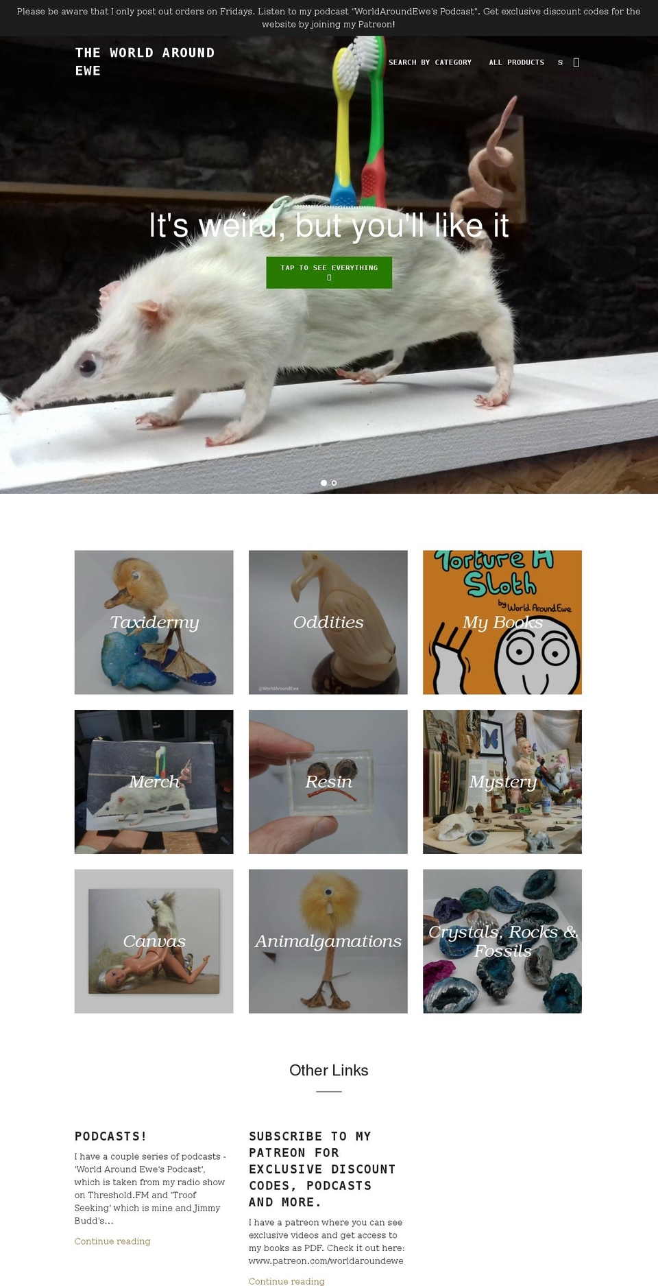 worldaroundewe.com shopify website screenshot