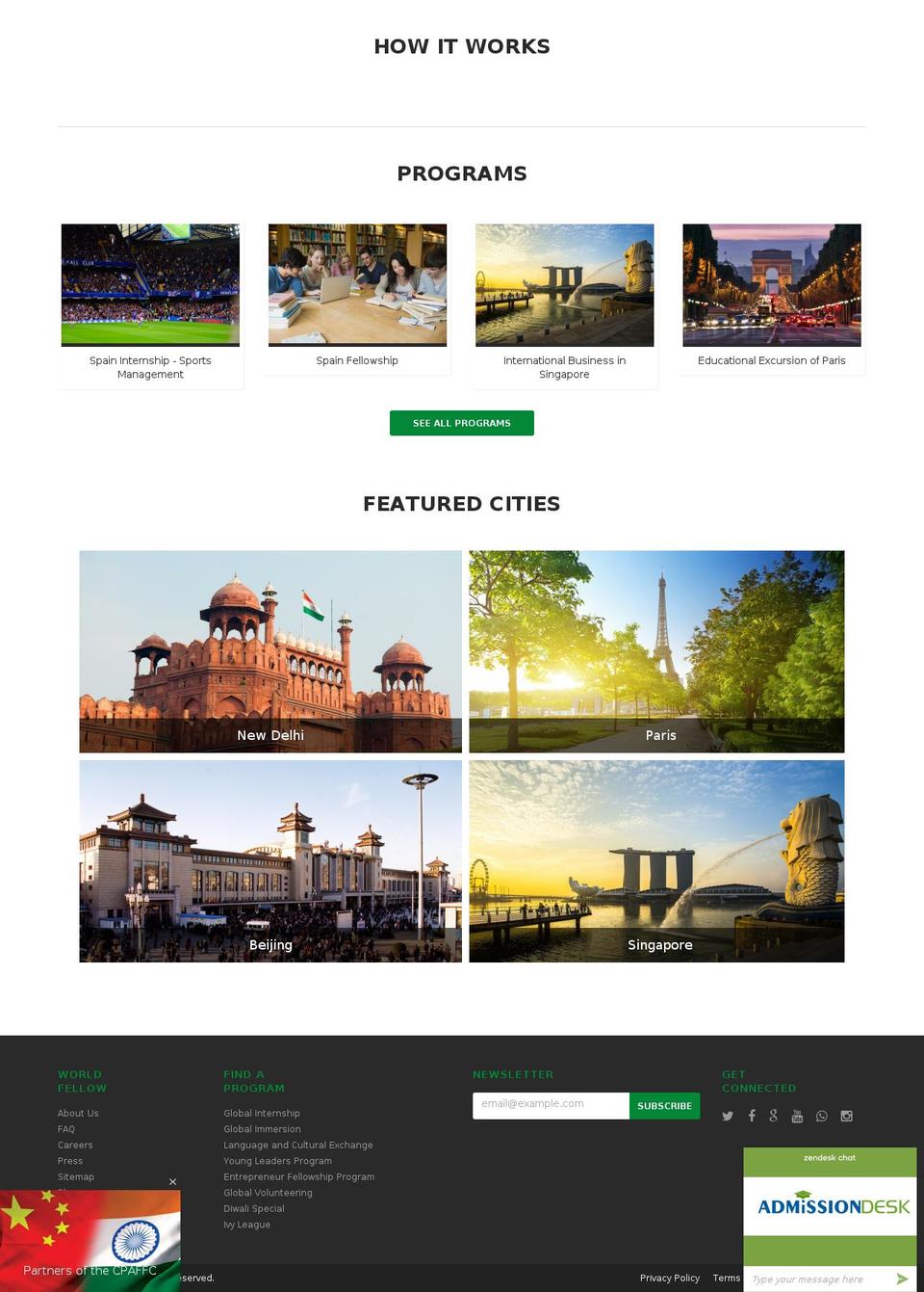 worldfellow.com shopify website screenshot