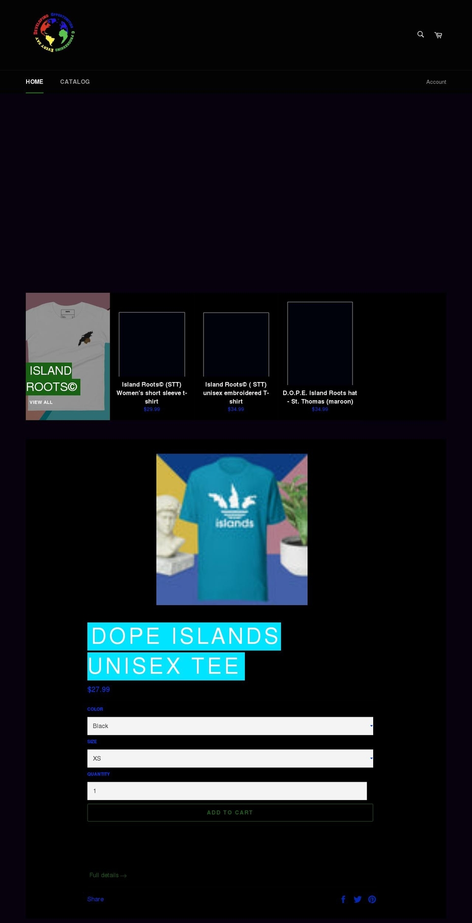 worldofdope.net shopify website screenshot