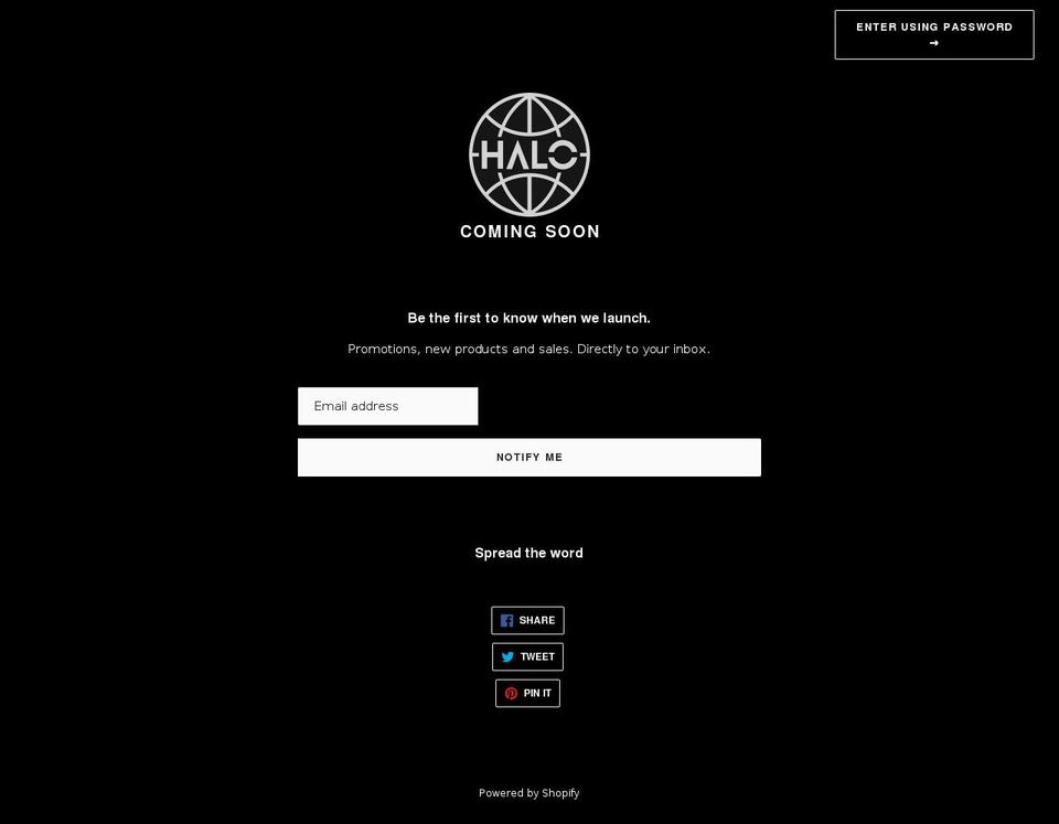 worldofhalo.com shopify website screenshot