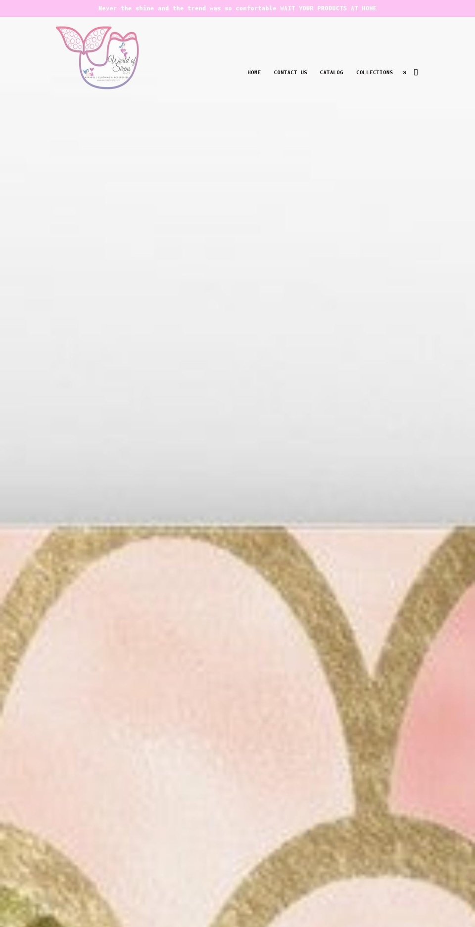 worldofsirens.com shopify website screenshot