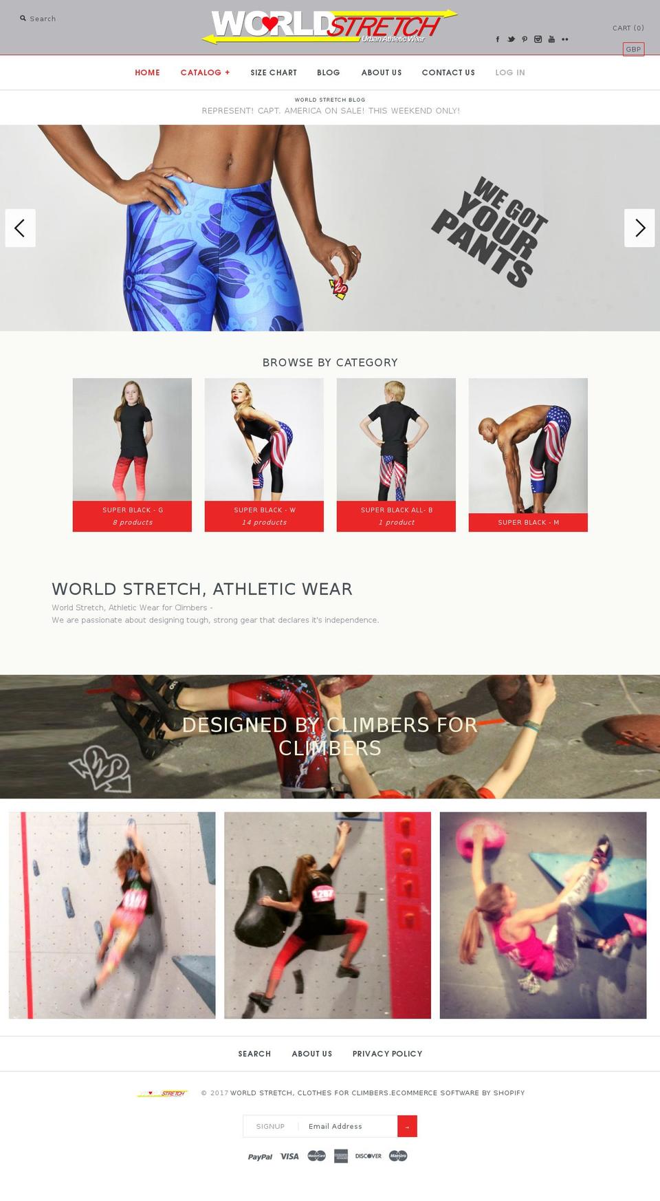 worldstretch.com shopify website screenshot