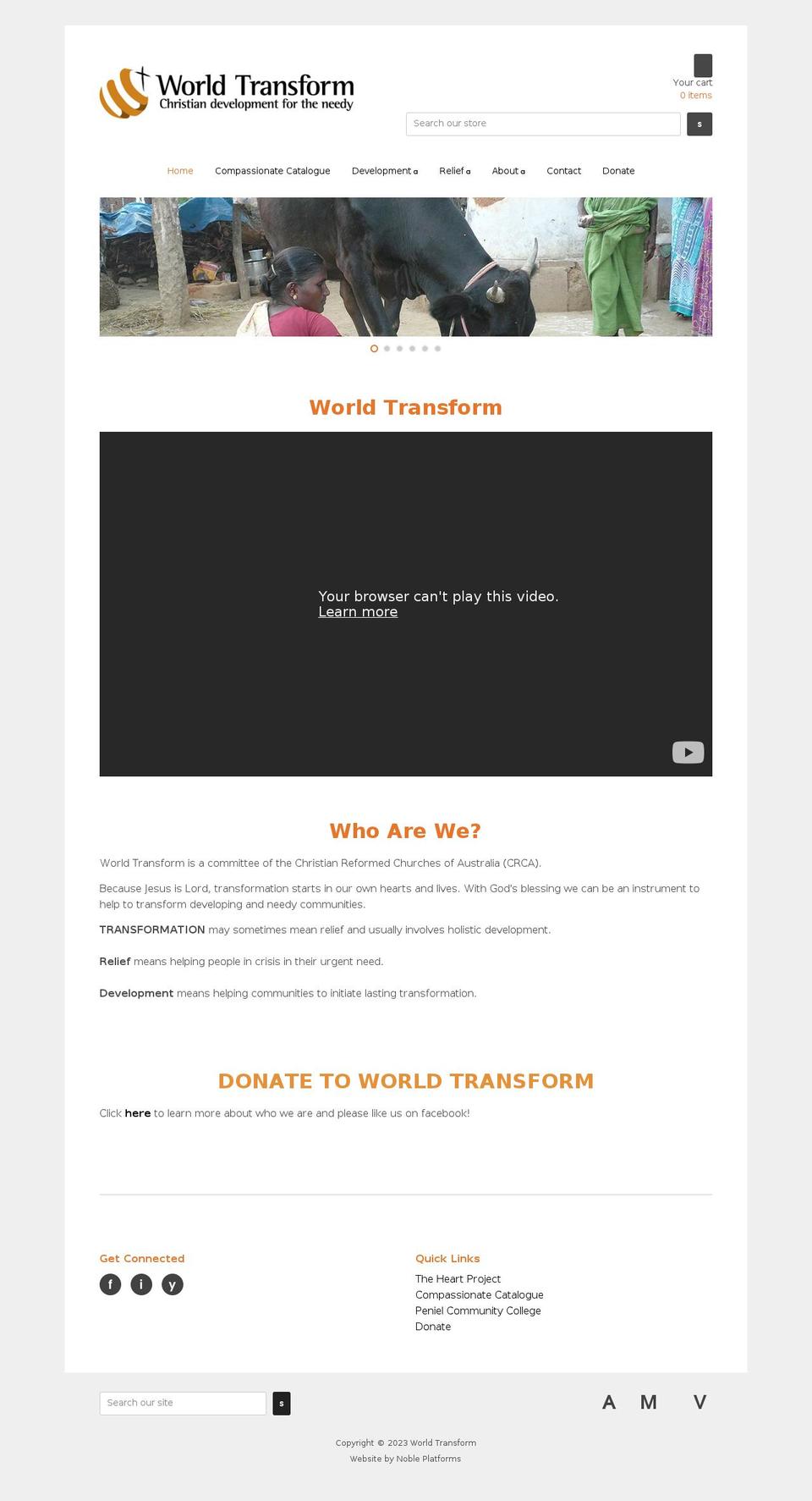 worldtransform.org.au shopify website screenshot