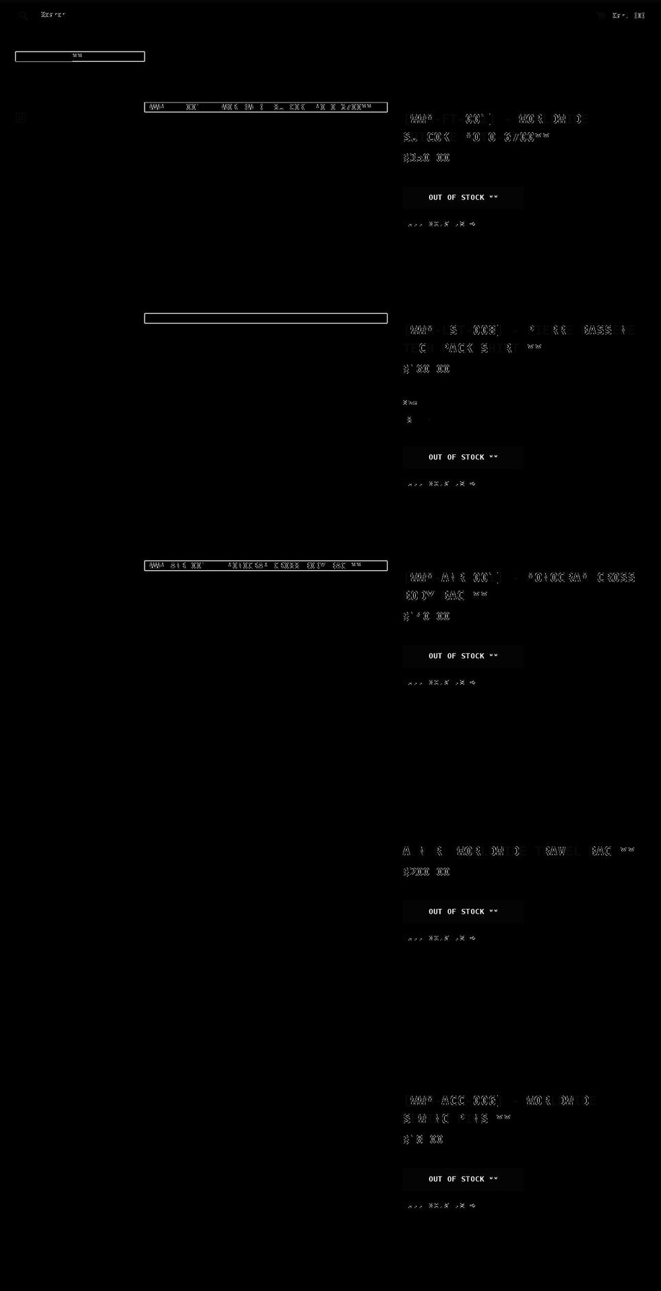 worldwidemanufacture.com shopify website screenshot