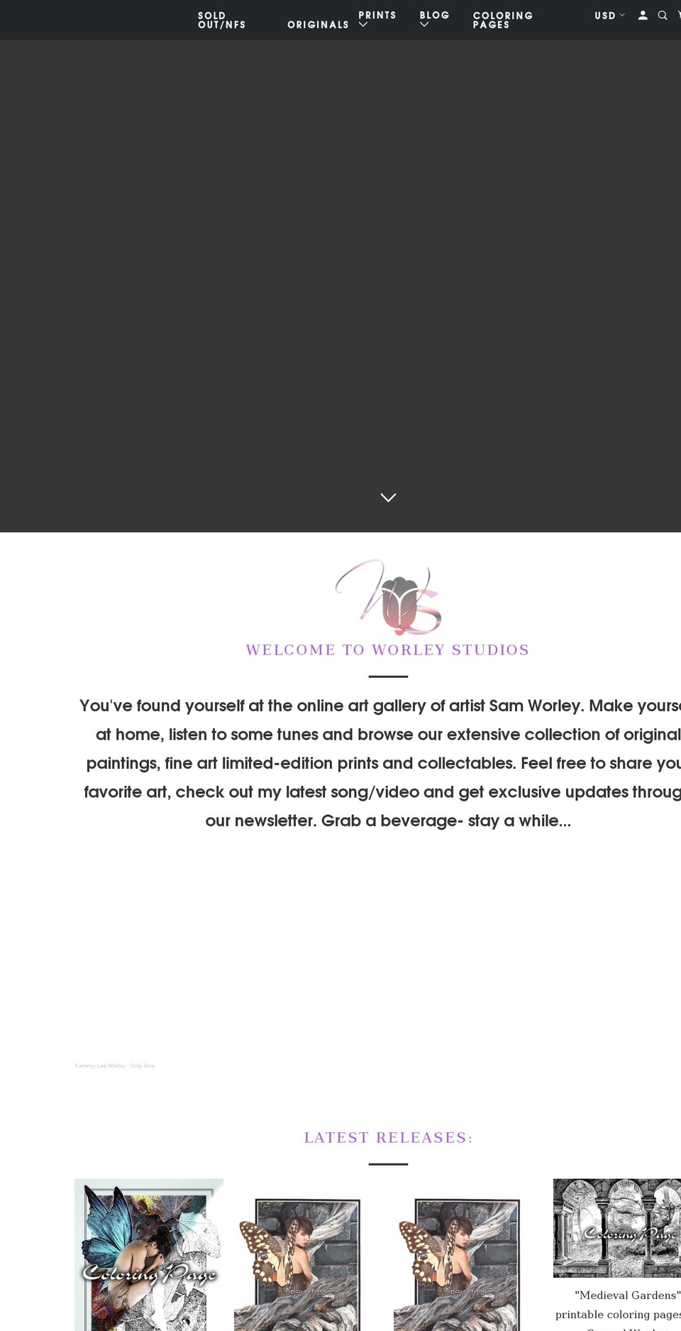 worleystudios.com shopify website screenshot