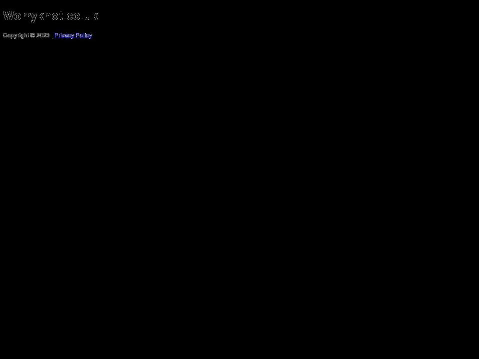 worryknot.co.uk shopify website screenshot