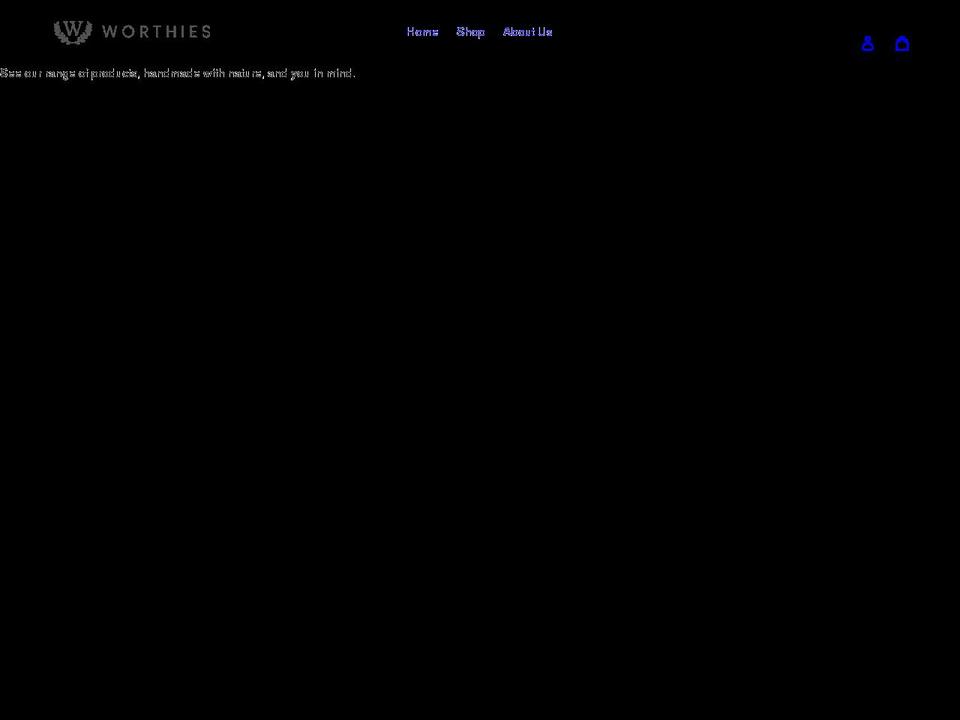 worthies.co.uk shopify website screenshot
