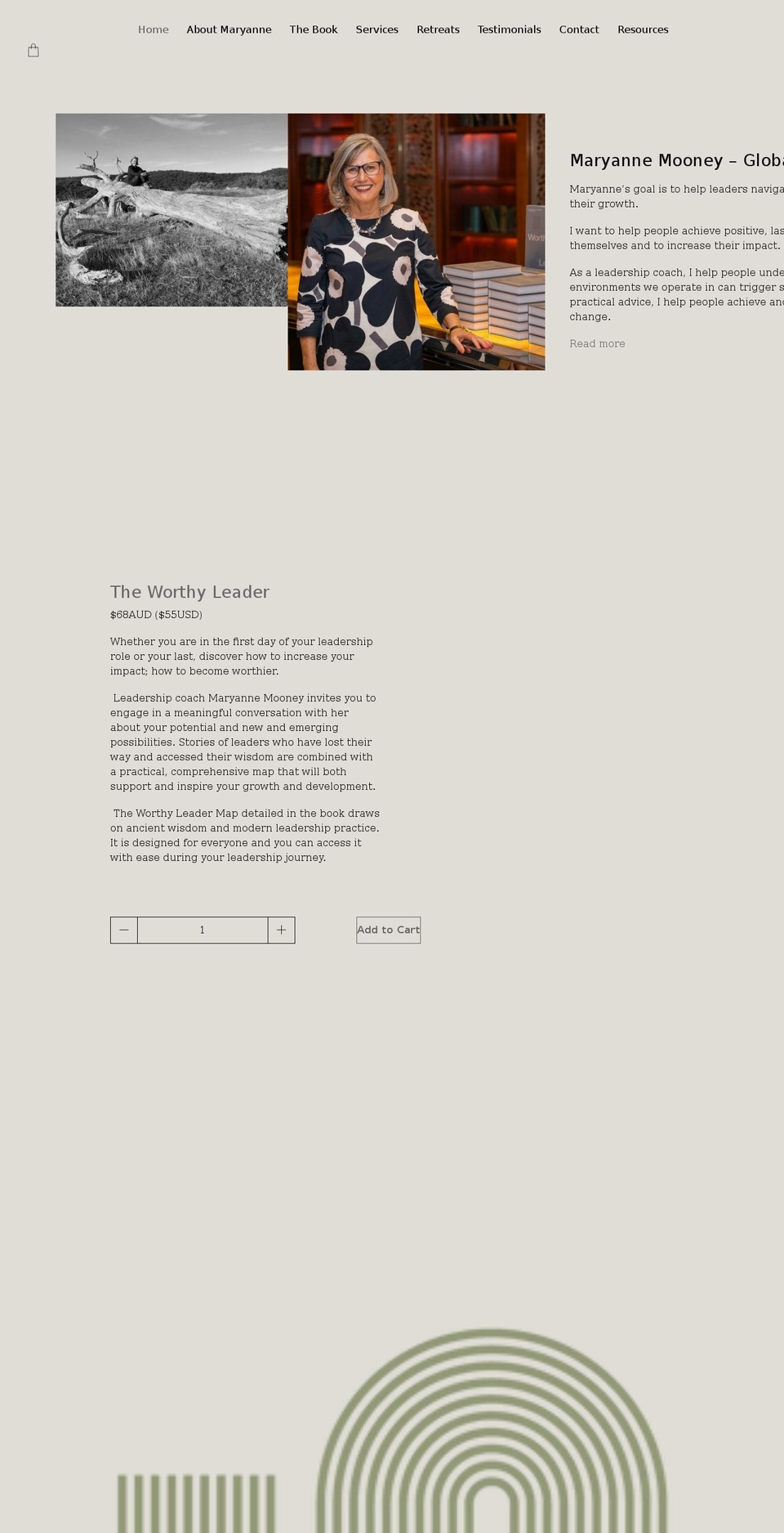 worthyleader.net shopify website screenshot
