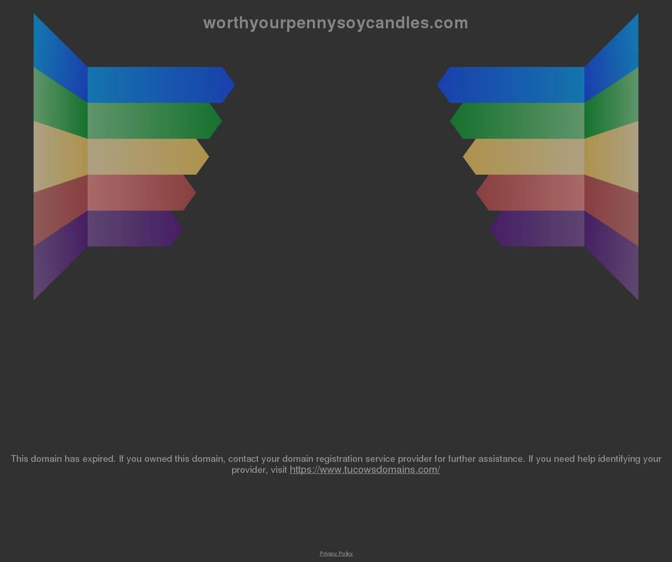 worthyourpennysoycandles.com shopify website screenshot