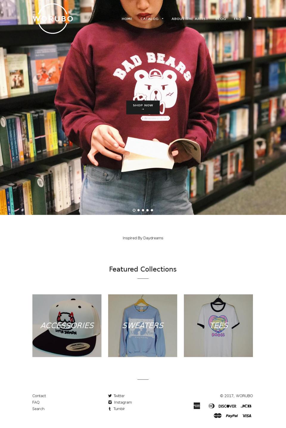 worubo.com shopify website screenshot