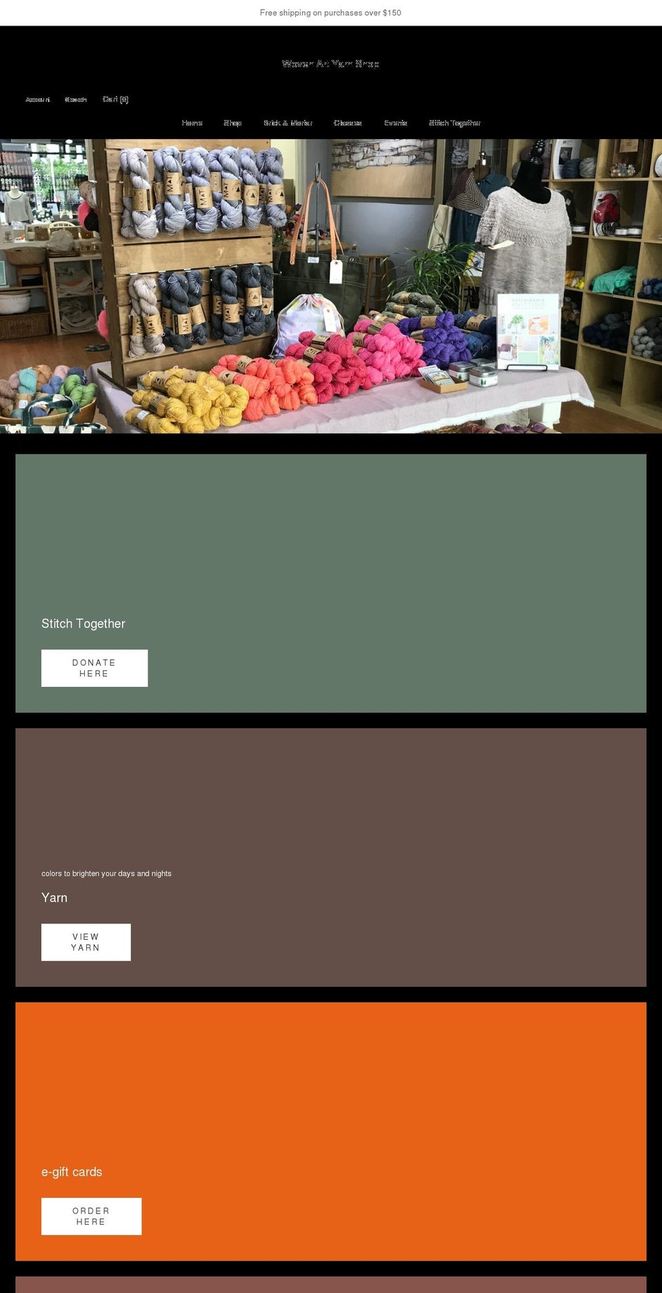 wovenartshop.com shopify website screenshot