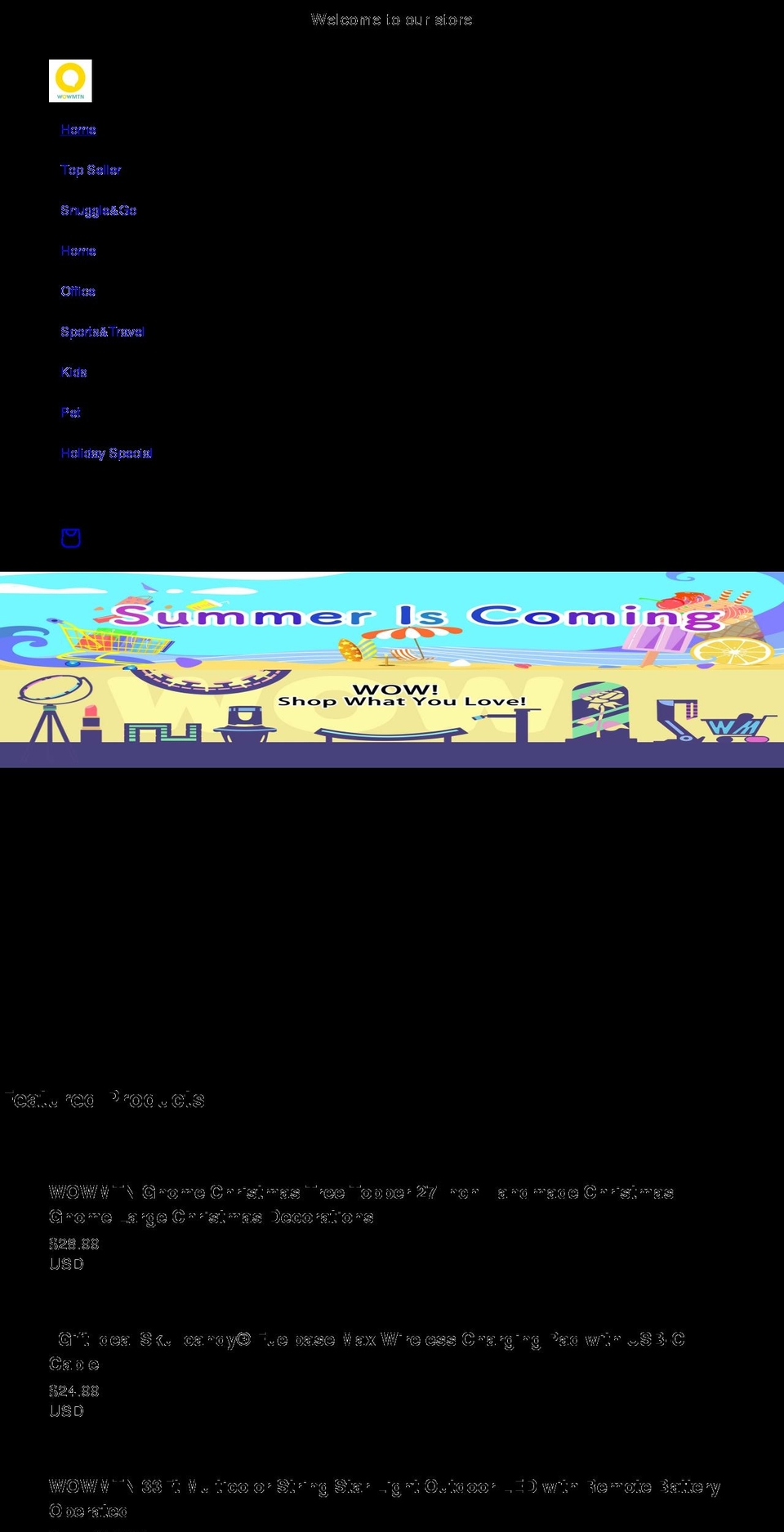 wow-space.com shopify website screenshot
