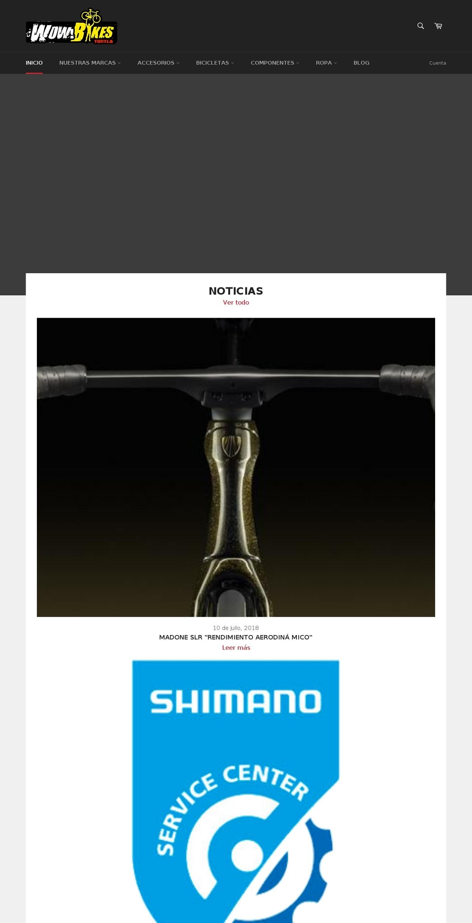 wowbikes.com.mx shopify website screenshot